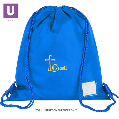Orsett Primary Premium P.E. Bag with logo **CLEARANCE**