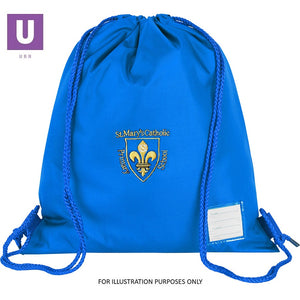 St Mary's Primary P.E. Bag with logo