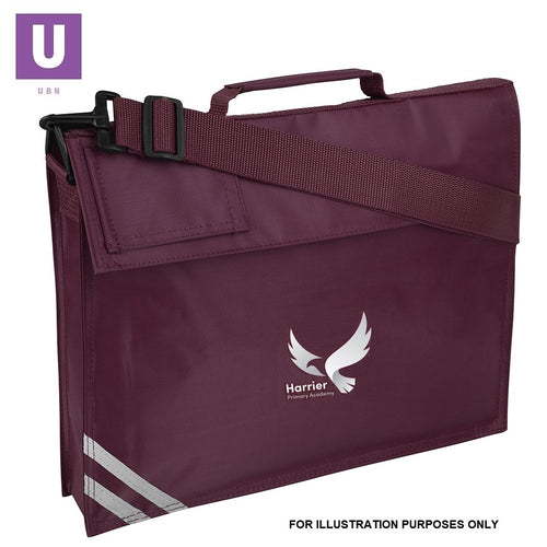 Harrier Primary Academy Premium Book Bag with logo