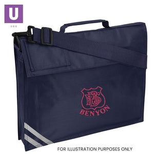 Benyon Primary Premium Book Bag with logo
