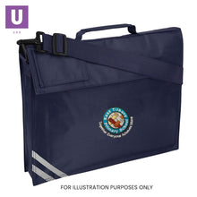 Load image into Gallery viewer, East Tilbury Primary Book Bag with logo