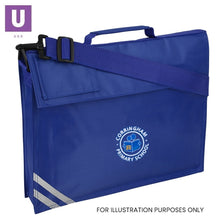 Load image into Gallery viewer, Corringham Primary Premium Book Bag with logo **CLEARANCE**