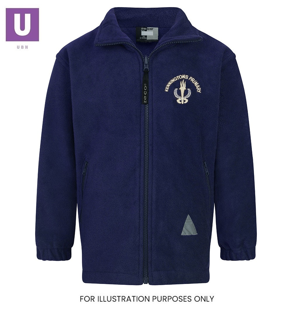 Kenningtons Primary Polar Fleece Jacket with logo