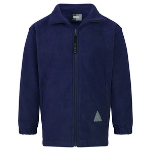 Thameside Primary Staff Navy Fleece Jacket with logo