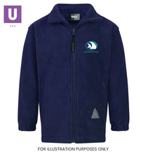 Load image into Gallery viewer, Stanford-le-Hope Primary Polar Fleece Jacket with logo
