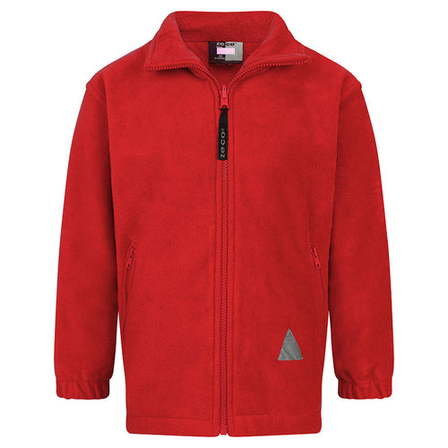 Red Polar Fleece Jacket