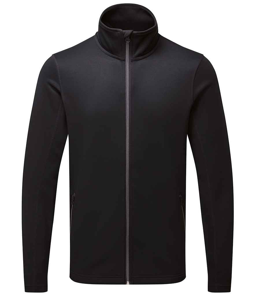 Black Premier Spun Dyed Sustainable Zip Through Sweat Jacket