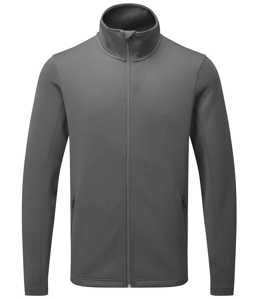 Grey Premier Spun Dyed Sustainable Zip Through Sweat Jacket