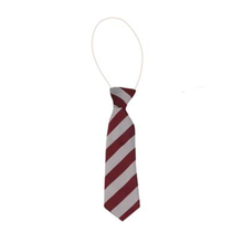 Load image into Gallery viewer, Red &amp; White Broad Stripe Tie