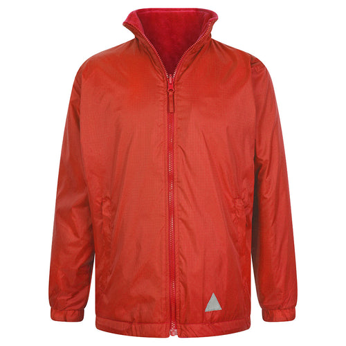 Red Reversible Fleece Jacket