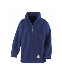 Royal Blue Result Kids Qtr Zip Neck Polartherm™ Fleece