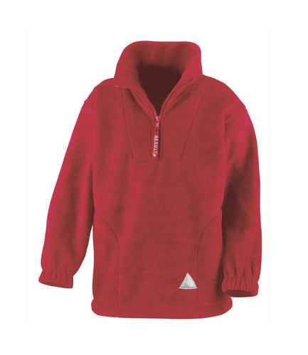 Red Result Kids Half Zip Neck Polartherm™ Fleece