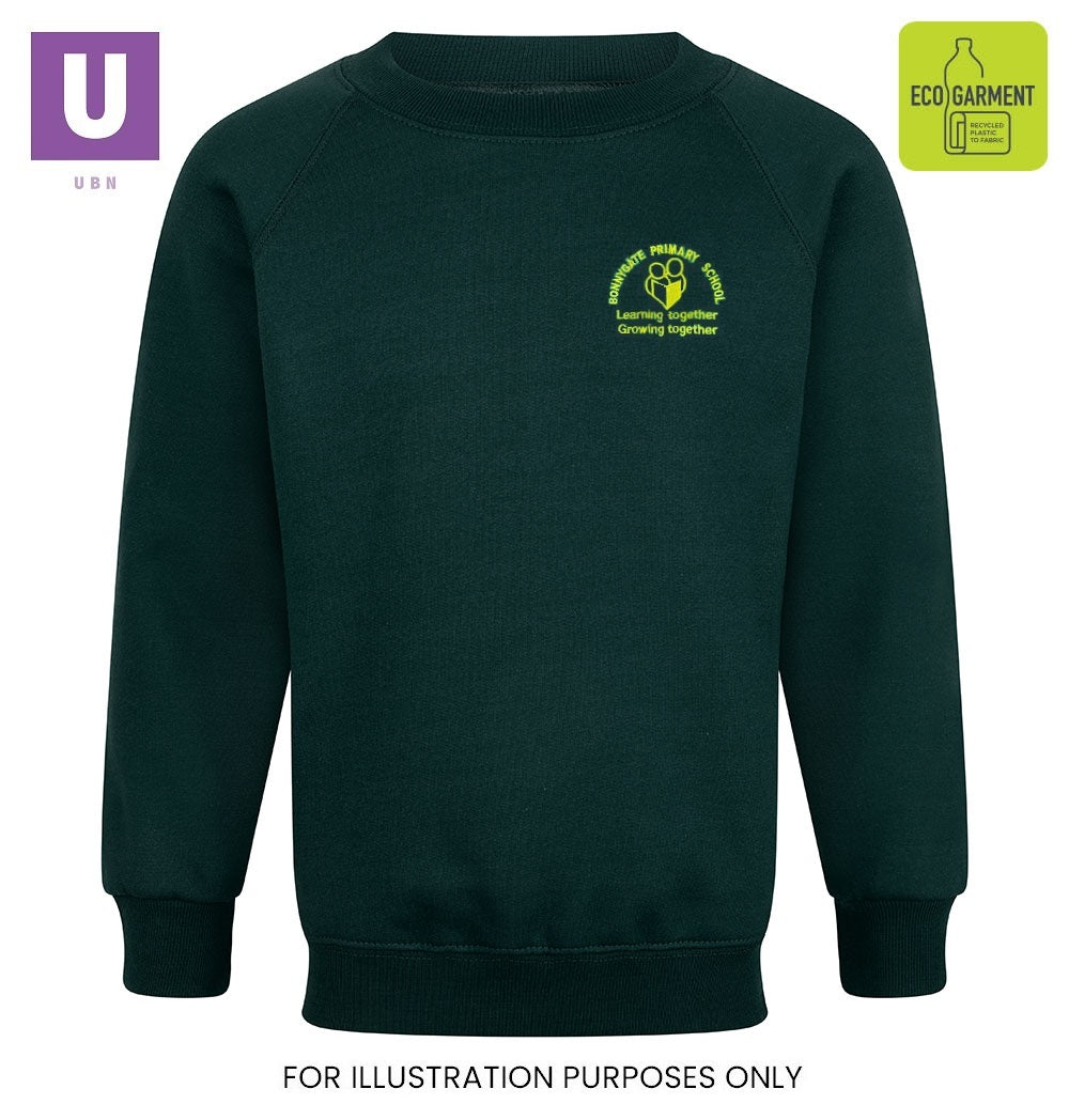 Bonnygate Primary Crew Neck Sweatshirt with logo – Uniforms By Niki