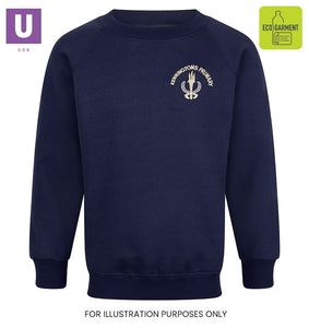 Kenningtons Primary Crew Neck Sweatshirt with logo