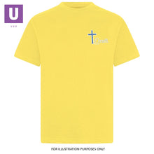 Load image into Gallery viewer, Orsett Primary Yellow P.E. Crew Neck T-Shirt *Clearance*