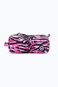 HYPE Pink Zebra Pencil Case