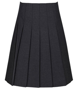 Grey Trutex Stitch Down Pleat Skirt