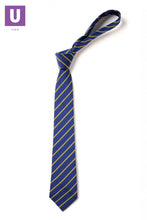 Load image into Gallery viewer, Royal &amp; Gold Thin Stripe Tie