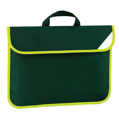 Bottle Green Enhanced Viz Book Bag