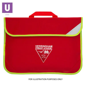 Herringham Primary Enhanced Viz Book Bag with logo