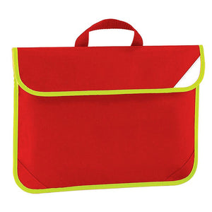 Red Enhanced Viz Book Bag