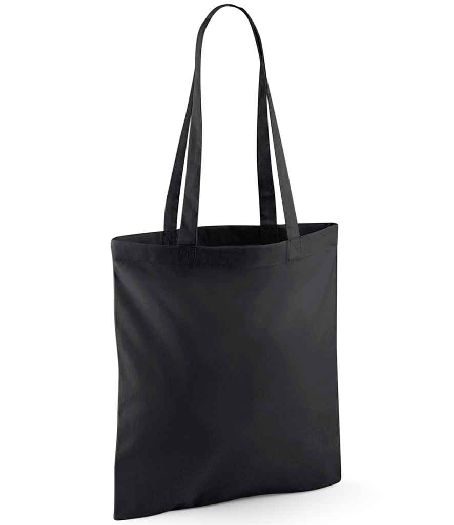 Westford Mill Recycled Cotton Black Tote Bag