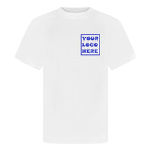 Cargar imagen en el visor de la galería, Crew Neck T-Shirt with Your Logo (Twin Pack)