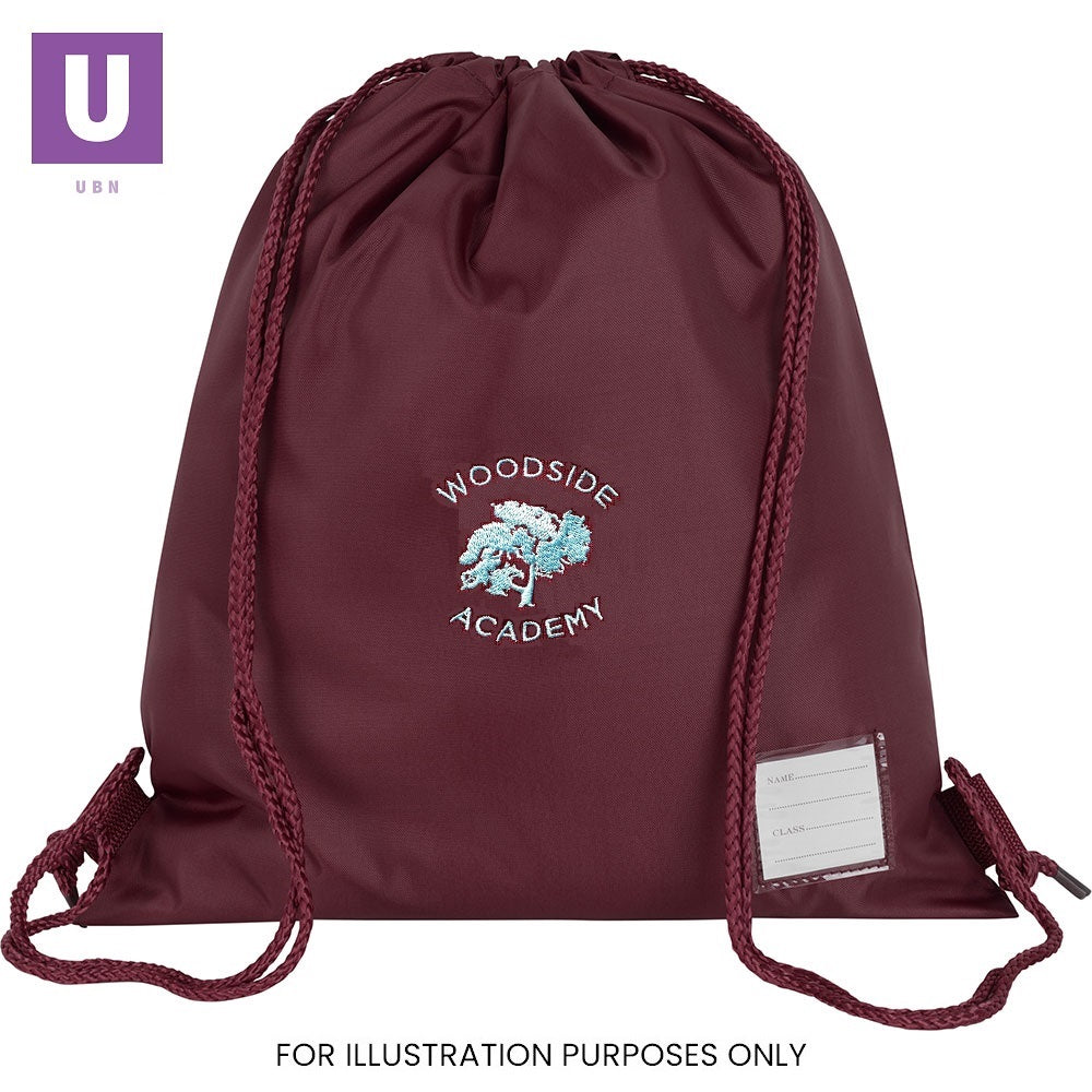 Woodside Academy Premium P.E. Bag with logo