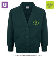 Load image into Gallery viewer, Bonnygate Primary Sweatshirt Cardigan with logo