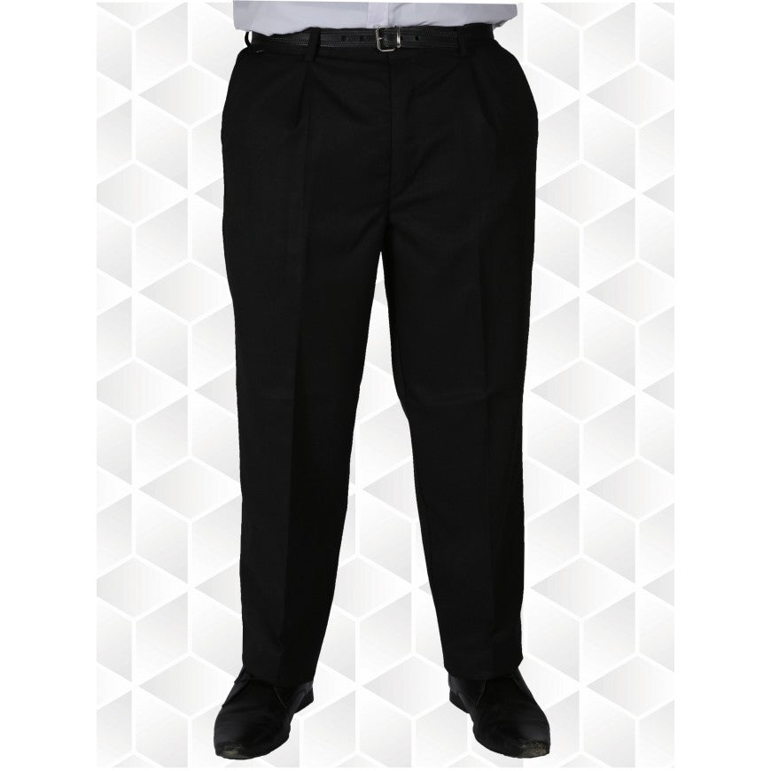 Boys Black Inno Extra Sturdy Fit Trouser (Plus Size)