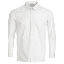 Laden Sie das Bild in den Galerie-Viewer, Boys White Easy Care Long Sleeve Shirt (Twin Pack)