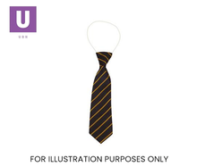 Load image into Gallery viewer, Black &amp; Gold Thin Stripe Tie (Box of 24)