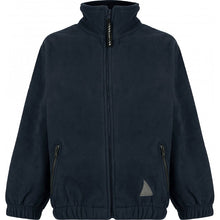Load image into Gallery viewer, Thameside Primary Staff Navy Fleece Jacket with logo
