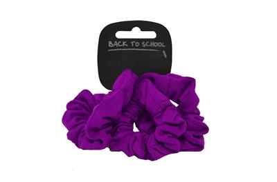 Purple Jersey Hair Scrunchie (3pk)