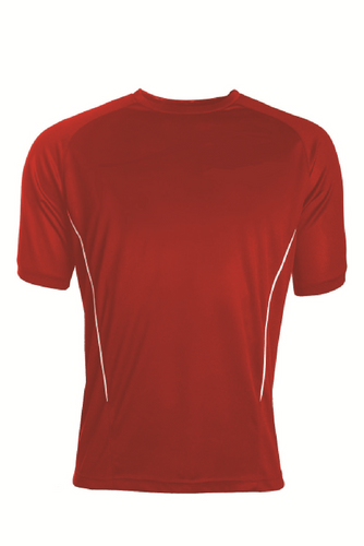 Red Unisex Performance Sports Top