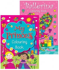 Squiggle - Ballerina And Princess Colouring Books