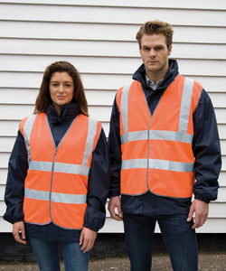 Fluorescent Orange Safety Vest