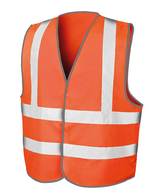 Fluorescent Orange Safety Vest