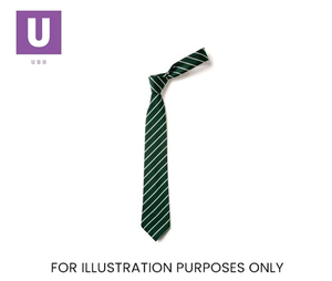 Green & White Thin Stripe Tie (Box of 24)