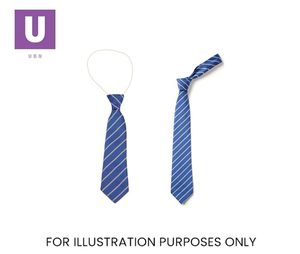Royal Blue & Silver Thin Stripe Tie (Box of 24)