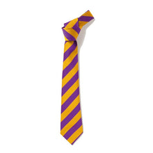Charger l&#39;image dans la galerie, Purple &amp; Gold Broad Stripe Tie